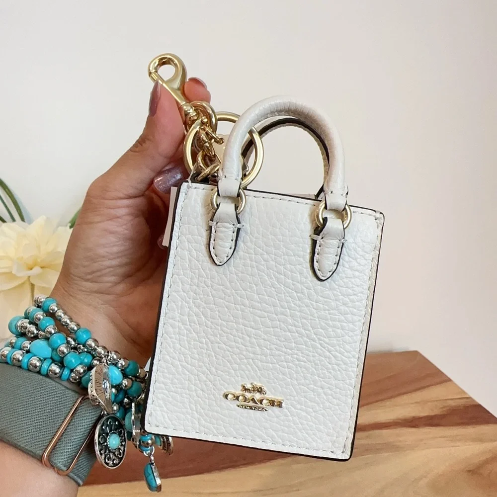 NWT‎ Coach North/South Mini Tote Bag Charm
